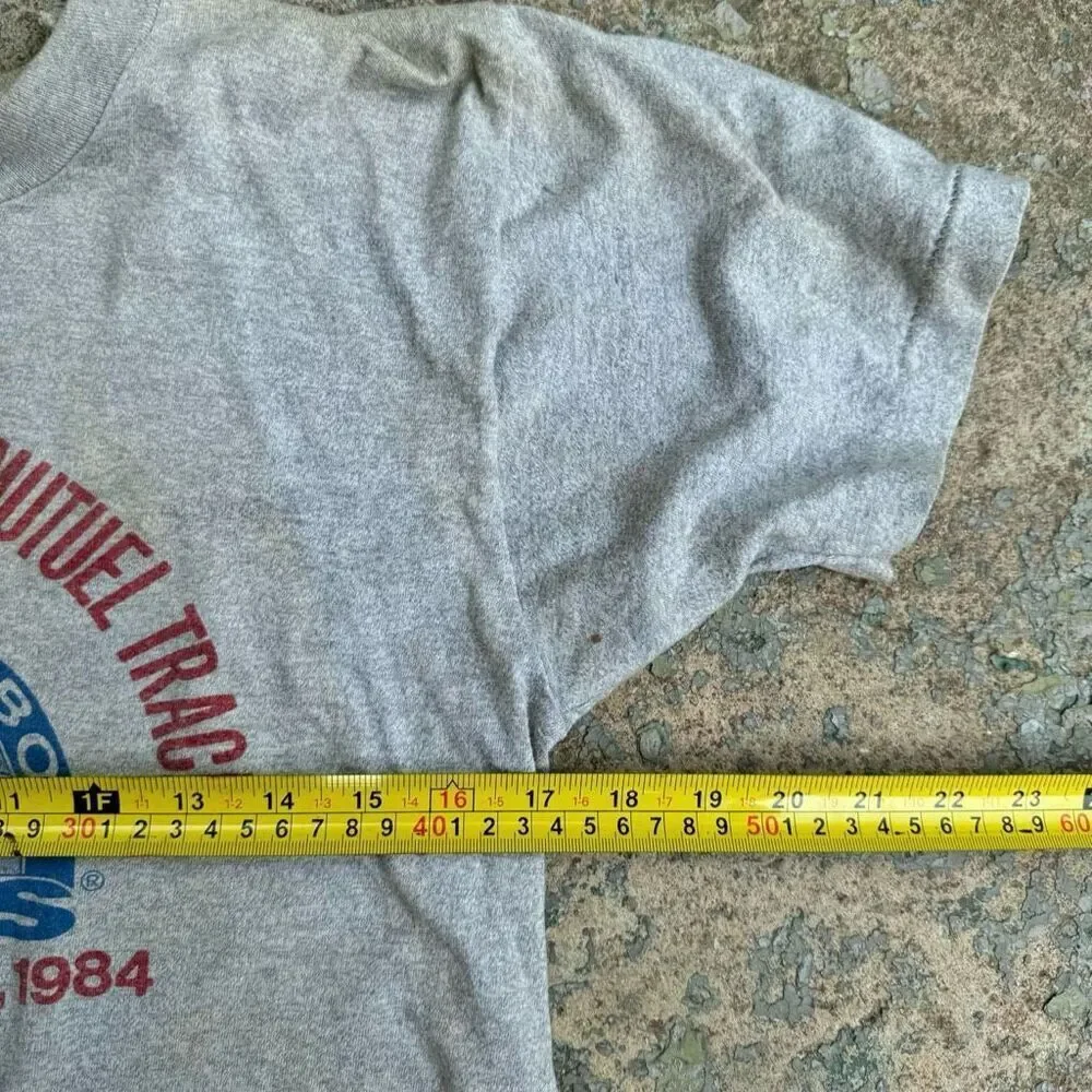 80’s Oklahoma Pari-Mutel Track Single Stitch Vintage Shirt - Picture 3 of 5